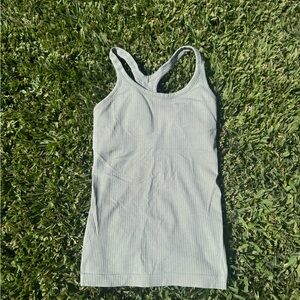 lululemon athletica Ribbed Tank Top - Light Gray